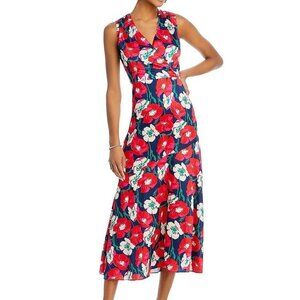 Sam Edelman Women's Floral Sleeveless Chiffon A-Line Dress Size 2 (MSRP $138)